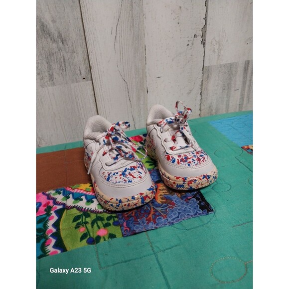 Nike Force 1LE Baby Shoes DH2926-111 Size 4C - Picture 1 of 9